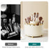Makeup Brush Holder Organizer, 360° Rotating Makeup Brush Cup, 5 Slot for Cosmetics, Nail Polish, Bathroom Vanity