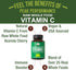 Peak Performance Raw Whole Food Natural Vitamin C Capsules from Acerola Cherry, Vegan USA Sourced, 90 Pills, 500 mg