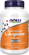 NOW Supplements, L-Arginine 1,000 mg, 120 Tablets | Nitric Oxide Precursor*, Amino Acid