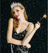 VELSCRUN Birthday Queen Tiara Crowns - Crystal Headband and Sash for Women Girls Birthday Party Decorations