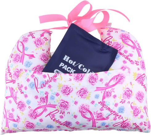 rainbowstar Mastectomy Underarm Pillow with Pocket for Hot or Cold Pack, Breast Cancer Recovery Support