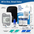 BGM101 Blood Glucose Monitor Kit, 100 Test Strips, 100 Lancets, 1 Meter, Diabetes Testing Kit, Portable Glucometer Kit