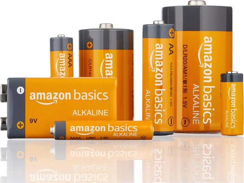 Amazon Basics 36-Pack AA Alkaline High-Performance Batteries, 1.5 Volt, 10-Year Shelf Life
