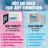Gel Ice Pack for Hot Cold Compress, Reusable Soft Ice Packs for Injuries, Alternative to Hot Water Bottles