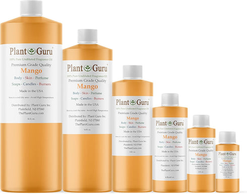 Mango Fragrance Oil 8 fl. oz. for DIY Soap Making, Candles, Bath Bombs, Body Butters, Aromatherapy Diffusers