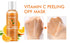 Orange Peeling Lotion, Vitamin C Peel Off Mask for Skin Exfoliation, 100ML/3.4 FLOZ (1PCS)