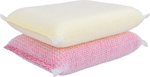 Superio 6 Pack Nylon Cleaning Pad, Multi-Surface Scratch-Free Scour Sponge for Dishes, Cookware, China, and Plasticware