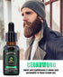 XIKEZAN 5 Pack Beard Oil Set with Sandalwood, Orange, Vanilla, Cedarwood, Christmas Stocking Stuffers for Men