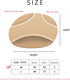 Ball of Foot Cushions for Women, 4 Pairs Fabric Metatarsal Pads for Pain Relief and Foot Health Care