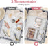 PACKISM TSA Approved Toiletry Bag - Clear Waterproof Makeup Bag, Travel Cosmetic Bag for Women, 3 Pack
