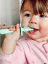 grabease Double Sided Training Toothbrush for Infants, BPA-Free & Phthalate-Free, Mint (1 Pack)