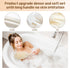 2Pack Back Scrubber for Shower | PIPUHA Loofah Sponge Shower Brush with Long Handle | Bathing Accessories (Blue and
