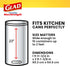 Glad Trash Bags, Tall Kitchen Garbage Bags, 13 Gal, 34 Count