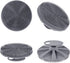 INNERNEED Food-grade Soft Silicone Body Scrubber Shower Brush, Gentle Exfoliating and Lather Well (Black+Gray)