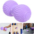 HOODANCOS 1pcs Peanut Massage Ball Double Lacrosse Trigger Point Tool for Neck and Back Fascia Release, Foot Arch