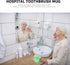 Bed Cup Patient Basin, Plastic Dental Emesis for Elderly Bedridden Patients Cleaning