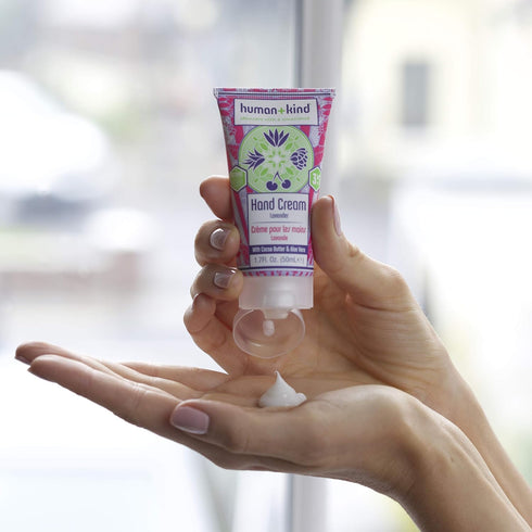 Human+Kind Moisturizing Hand Cream, Lavender, 1.7 oz, Hydrating Cream for Dry, Cracked Skin