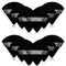 12 Pieces Black Cosmetic Powder Puff, 2.76 Inch Portable Soft Sponge Setting Face Puffs for Loose Powder
