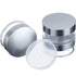 Hotop 3 Pieces 50 ml Plastic Empty Powder Case Makeup Jar Travel Kit with Sifter
