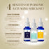 PURSONIC Anti Aging Skin Care Set - 3 Serums: Hyaluronic Acid, Retinol & Vitamin C for Women - Hydrating Face Serum