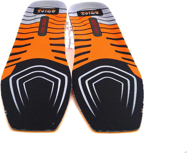 ARIAT Men's Energy Max Work Insole, Wide Square Toe, Orange, Size 10 W