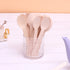 MATANA 100% Natural Disposable Bamboo Wooden Spoons, 5.5" Inch, 200 Pack