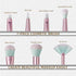 Unicorn Elf Makeup Brush Set, Glitter Foundation, Blush, Eye Shadow Brushes with Liquid Case for Girls