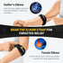 CAMBIVO Elbow Brace Set - 2Pcs Elbow Sleeves & 1Pcs Tennis Elbow Brace for Pain Relief, Adjustable Strap for Men and