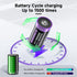 Mspalocell 2 Pack,1.5V 8800mAh 2 1 Rechargeable Lithium D Batteries d cell batteries with in USB-C Charging Cable