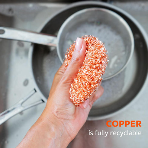 Full Circle Lucky Scrubber - Set of 3 Copper Scrubbers