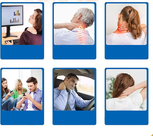 longjunjunfashion RT67) Cervicorrect Neck Brace, Cervical Support for Snoring, Neck Pain Relief, Soft Foam, Women Men