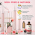 EVOKE OCCU Rose Essential Oil 4 Oz, Premium Rose Oil for Diffuser Fragrance DIY Candle Soap Making-118ml