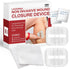 AWD Zip Stitch Wound Closure Strips - 2 Devices, 2 Sterile Gauzes, 2 Alcohol Wipes for Emergency Laceration