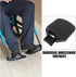 2pcs Adjustable Wheelchair Footrests Universal Sturdy Foot Pedals Lifting Stable Leg Rests Replacement Footplates