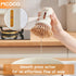 Set Dish Brush with Soap Dispensing Palm Brush Dish Scrub Brush with Soap Dispenser Palm Dish Brush Kitchen Cleaning