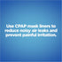 resplabs CPAP Mask Liners, Compatible with Nasal CPAP Masks, Pack of 4 Reusable Liners