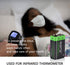 9V Lithium Battery - 9 Volt Lithium Battery 1200mAh for Smoke Detector, Fire Alarm, 4 Pack