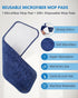 Microfiber Mops for Floor Cleaning, BPAWA Flat Mop for Hardwood, Bathroom, Kitchen with 4 Reusable Pads