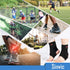 Ankle Brace, 2PCS Adjustable Compression Support Wrap for Men & Women, Breathable Ankle Protection for Sports Injuries