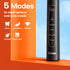 Bitvae R2 Rotating Electric Toothbrush for Adults, 8 Brush Heads, 5 Modes, Black