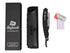 Professional Straight Edge Barber Razor, 60 PCS Single/30 PCS Double Sided Blades for Men & Women with Leather Case