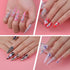 HUETFAT Nail Art Rhinestones Kit 2400pcs Flatback Gems Stones with Storage Organizer Box, Wax Pencil, Tweezers, 6 Sizes