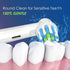 BKIX Replacement Toothbrush Heads for Oral B, Cross Sensitive Electric Brush Head Refills, Medium Softness