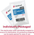Dealmed Sterile Non-Adherent Gauze Pads 2" x 3", Non-Adhesive Wound Dressing, Box of 100, Highly Absorbent