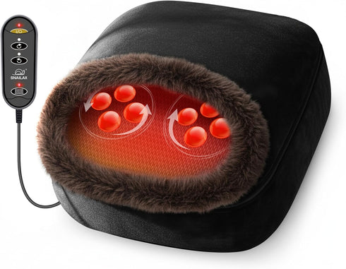 Snailax Foot Massager with Heat, Shiatsu Heated Kneading Foot Massager Machine, Electric