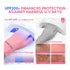 Saviland UV Gloves for Nails, UPF200+ Professional Fingerless Gloves for Manicures, Protects Hands from UV Harm