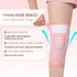 Knee Brace for Women & Men Knee Support Sleeve 1 Pack Knee Compression Sleeve with Strap for Knee Joint Pain Relief, Arthritis, Meniscus Tear, ACL, Workout, Sports, Running (Pink, X-Large)
