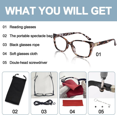 OCCI CHIARI 3.5 Reading Eye Glasses for Women, 350 Reader (1.0 1.5 2.0 2.5 3.0 3.5 4.0 5.0 6.0)