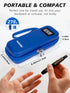 YOUSHARES Insulin Cooler Travel Case with Temperature Display - Refrigerated Medicine Travel Case with 2 TSA Approved Ice Pack, Insulin Travel Case Medication Cooler for Travel and Daily (Blue)