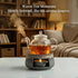 Zen Incense Burner Kit,Ceramic Aromatherapy Burner for Cedar Essential Oil Burner,Tea Light Teapot Warmer Candle Holder